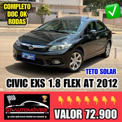 HONDA CIVIC 1.8 EXS 16V FLEX 4P AUTOMÁTICO